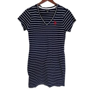 U.S Polo Assn. Navy Striped Dress size medium